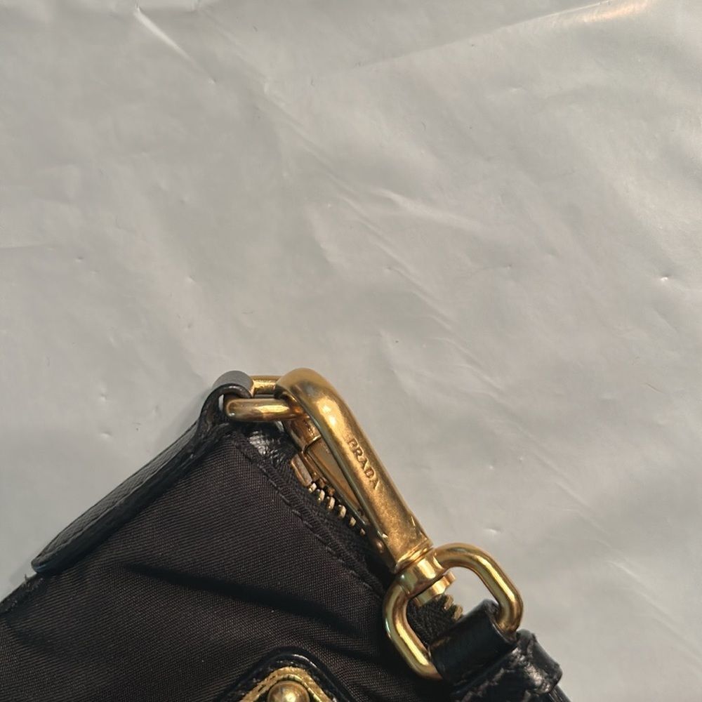 Authentic Black Prada Nylon/Leather Crossbody Bag - Picture 8 of 16